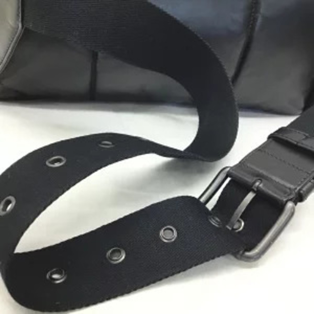 BOTTEGA VENETA Intrecciato Belt Bag Shoulder Waist Black